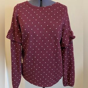 Old Navy ruffle sleeve sweater